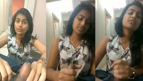 Prajakta's sensual Mumbai-style blowjob