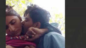 Passionate Indian couple explores outdoor intimacy