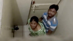 A couple from India discovered engaging in sexual activity in the restroom