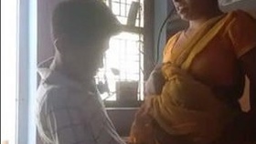 Mature Indian wife has sex in the kitchen