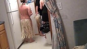 real sluty party girl home video bead object pussy stuffing and peeing