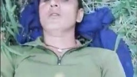 Indian aunty engages in intense outdoor sex