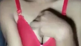 Aroused Bangladeshi girl indulges in self-pleasure with her fingers