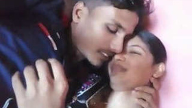 Indian partner passionately kissing SN