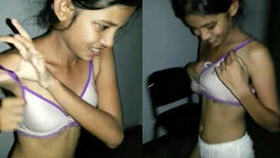Sanuri from Sri Lanka in adorable lingerie