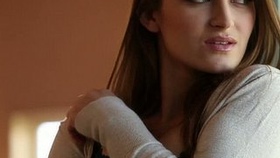 Young and sensual Dani Daniels uncovered in explicit display of her intimate area
