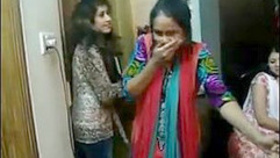 Dhaka flat party with multiple girls drinking and kissing