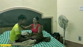 An Indian stepmother from Bengal has rough sex with her teenage stepson