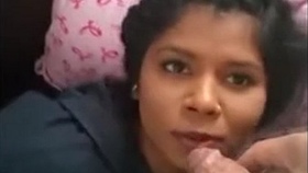 A sensual video featuring a Bengali girl's incredible oral skills