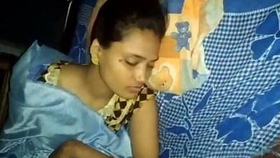 Hot Indian housewife engages in passionate nighttime lovemaking