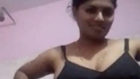 A sultry south Indian housewife indulges in risqué bathroom activities