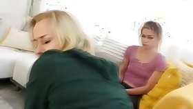 Naughty Alana gets a hot sex with horny dad