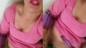 Elderly aunt Desi's naughty selfie video featuring sexual content