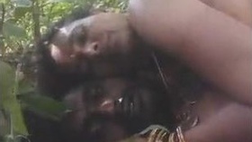 Outdoor Telugu couple engages in sexual activity