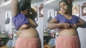 Desi auntie's sensual wardrobe change