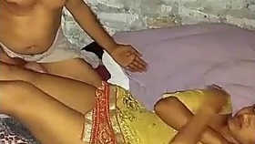 Indian woman has intimate encounter with elderly man in explicit video