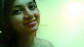 Nidhi Serma, an Indian college student, engages in risqué bedroom activities