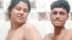 Lusty Desi Couple Bathroom Sex Video