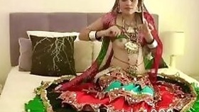 Gujarat Indian College beauty Jasmine Mathur Garba Dances and shows Bobby