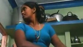 Indian Tamil aunty boobs to son