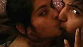 Kissing is a thing that helps XXX Indian couple turn on before sex