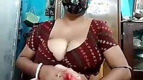 Aunt Desi with big breasts
