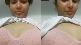 Tamil girl made a video for her boyfriend on her own