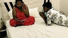 Hot Tamil Bhabhi and brother-husband erotic sex without any bills!