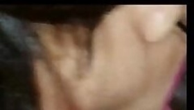North Indian auntie sucking cock