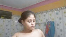 Smoking Bhabhi shows off her super big tits