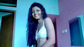 Desi pretty girl gives a blowjob and gets laid